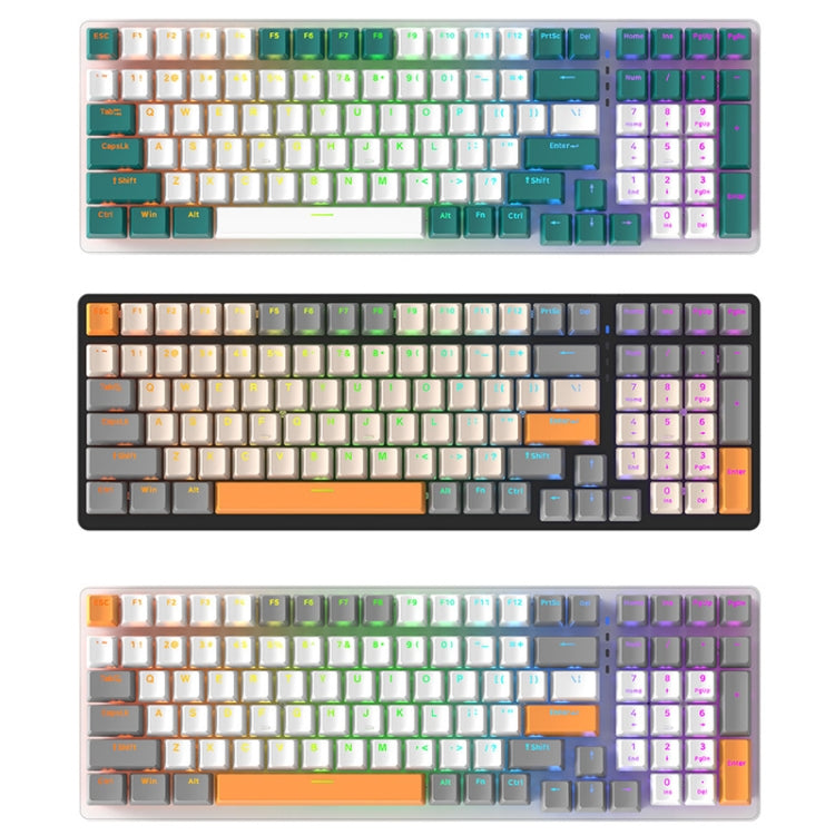 ZIYOU LANG  K3 100 Keys Game Glowing Wired Mechanical Keyboard, Cable Length: 1.5m, Style: Bee Version Red Axis - free shipping - PMC Jewellery - Order now!