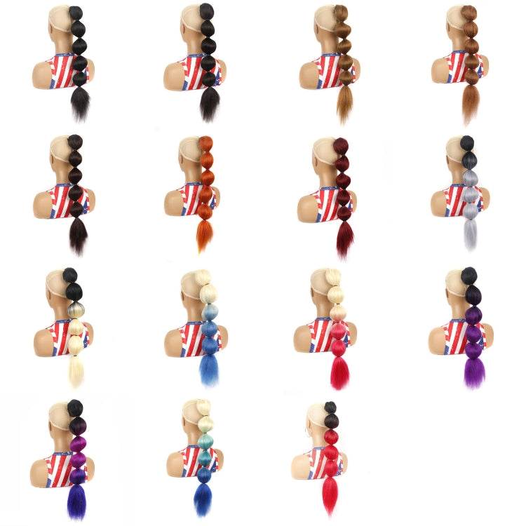 DLMW01 Bubble Shape Shaggy Wig Ponytail Drawstring Long Ponytail Wigs, Spec: 1BTRED - free shipping - PMC TechLife - Order now!