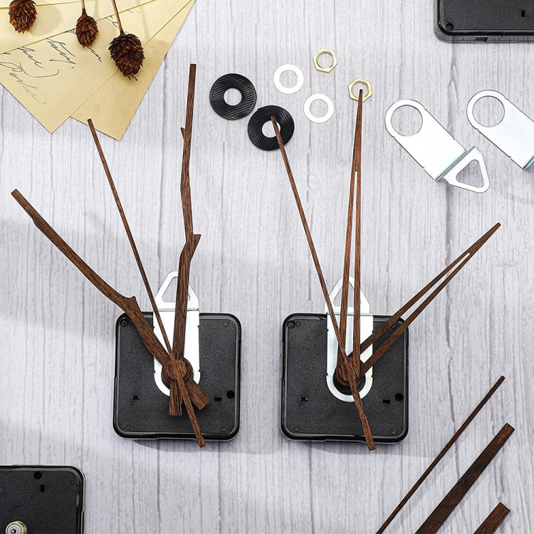 Quartz Clock Dial Repair Kit DIY Wall Clock Parts,Spec: Movement+S04 Wooden Needle - DIY Clocks by PMC TechLife | Online Shopping South Africa | PMC TechLife