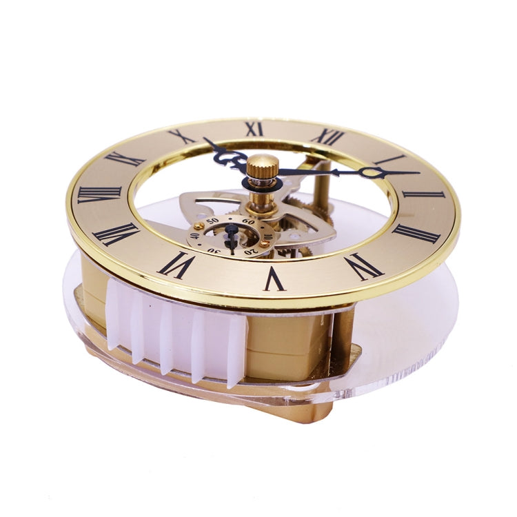 Metal See-through Quartz Clock Gear Clock DIY Accessories 86mm Golden Movement - DIY Clocks by PMc TechLife | Online Shopping South Africa | PMc TechLife | Buy Now Pay Later Mobicred