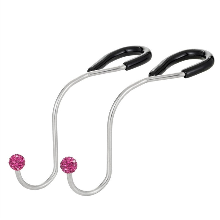 Multifunctional Car Seat Hooks With Diamond Inlay(Purple Red) - Auto Fastener & Clips by PMC TechLife | Online Shopping South Africa | PMC TechLife | Buy Now Pay Later Mobicred