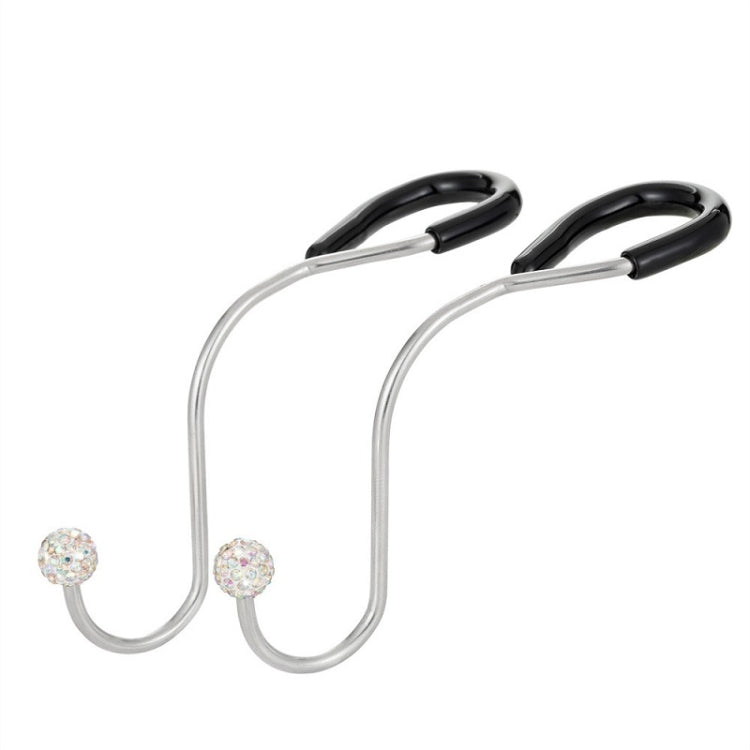 Multifunctional Car Seat Hooks With Diamond Inlay(AB Color) - Auto Fastener & Clips by PMC TechLife | Online Shopping South Africa | PMC TechLife | Buy Now Pay Later Mobicred