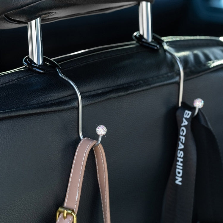 Multifunctional Car Seat Hooks With Diamond Inlay(Purple Red) - Auto Fastener & Clips by PMC TechLife | Online Shopping South Africa | PMC TechLife | Buy Now Pay Later Mobicred