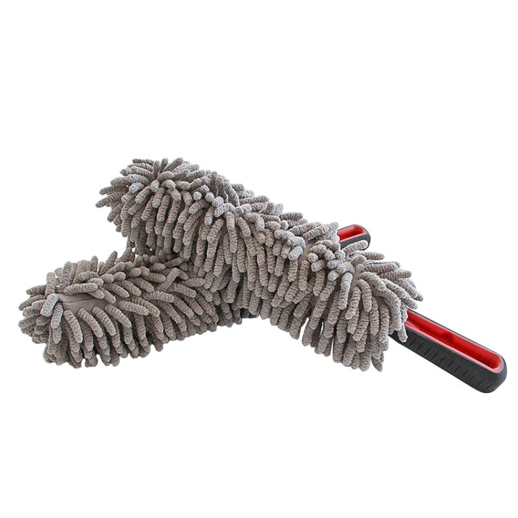 2pcs Car Cleaning Chenille Long Handle Round Car Wash Duster(39cm) - Car washing supplies by PMC TechLife | Online Shopping South Africa | PMC TechLife | Buy Now Pay Later Mobicred