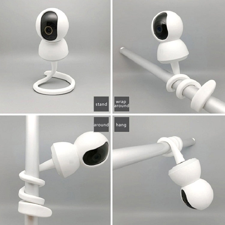 Flexible Twist Mount for Most Cameras with 1/4 Turnbuckles(White) - Mounting Bracket by PMC TechLife | Online Shopping South Africa | PMC TechLife