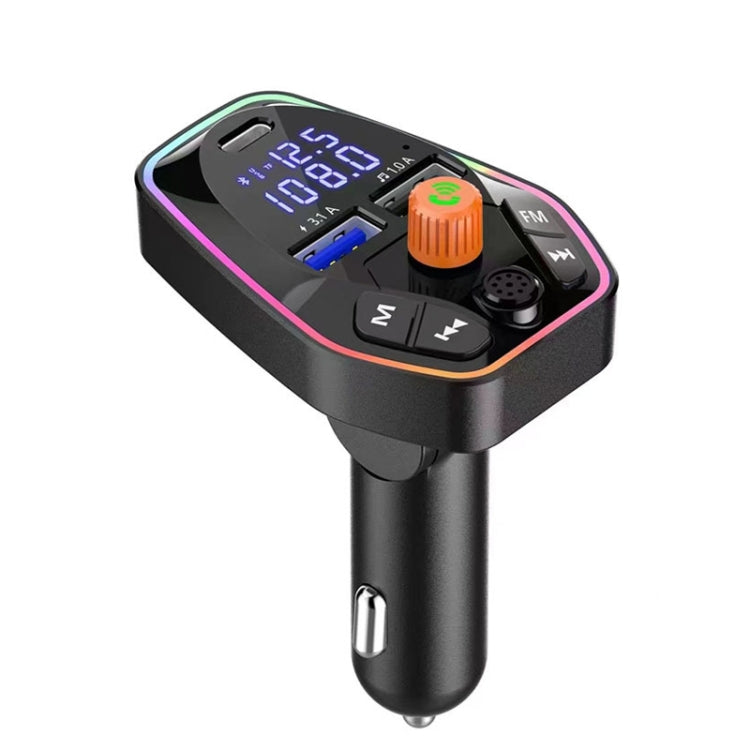 Q9 Car Bluetooth MP3 With TYPE-C Port PD Charging FM Transmitter - Bluetooth Car Kits by PMC TechLife | Online Shopping South Africa | PMC TechLife | Buy Now Pay Later Mobicred