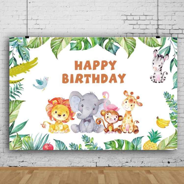 MDN03318 1.5m x 1m Animal Forest Cartoon Birthday Party Banquet Decoration Photo Background Cloth - Birthday Party by PMC Jewellery | Online Shopping South Africa | PMC Jewellery