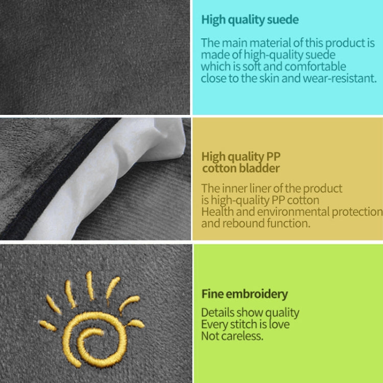 5pcs Children Car Seat Belt Protective Cover Thickened Plush Shoulder Pillow(Gray) - Seat Belts & Padding by PMC TechLife | Online Shopping South Africa | PMC TechLife | Buy Now Pay Later Mobicred