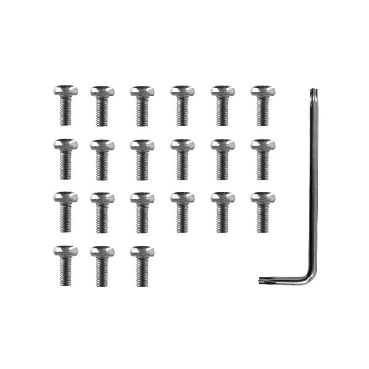 21pcs/set For Xiaomi Mijia M365 Pro Battery Compartment Screws(White) - Accessories & Parts by PMc TechLife | Online Shopping South Africa | PMc TechLife | Buy Now Pay Later Mobicred
