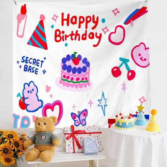 Birthday Layout Hanging Cloth Children Photo Wall Cloth, Size: 180x200cm Velvet(14) - Cartoon by PMC Jewellery | Online Shopping South Africa | PMC Jewellery | Buy Now Pay Later Mobicred