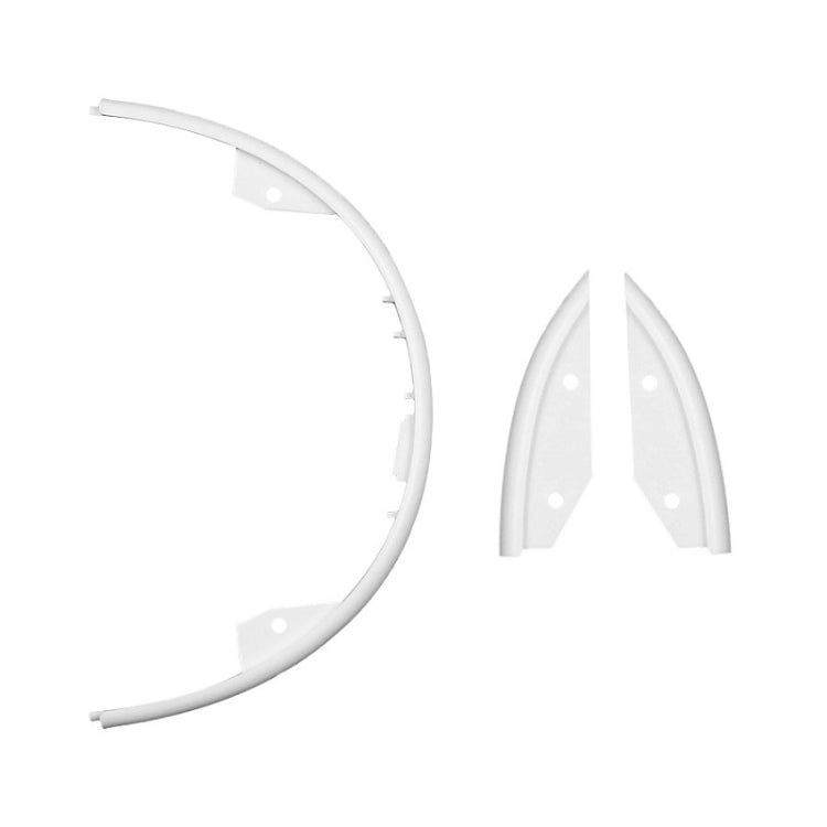 For Xiaomi Mijia M365 Side Protection Cover + Front Rear Bumper(White) - free shipping - PMc TechLife - Order now!