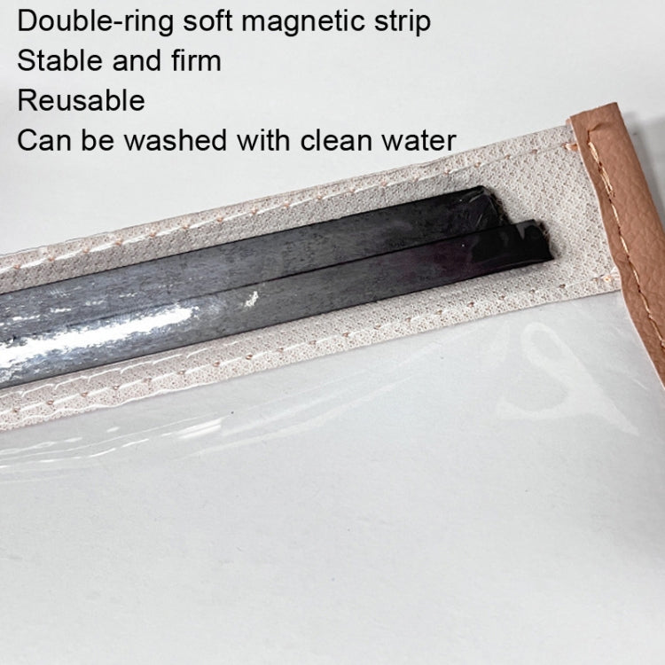 Electric Vehicle Charging Port Magnetic Transparent Rain Cover(White) - Waterproof Covers by PMC TechLife | Online Shopping South Africa | PMC TechLife