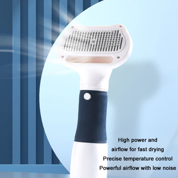 3 in 1 600W Pet Electric High Wind Hair Removal Blowing Combs, Specification: EU Plug 220V(Yellow) - Brushes & Combs by PMC TechLife | Online Shopping South Africa | PMC TechLife | Buy Now Pay Later Mobicred