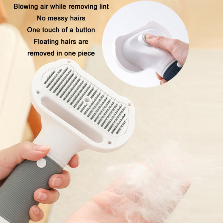 3 in 1 600W Pet Electric High Wind Hair Removal Blowing Combs, Specification: EU Plug 220V(Navy) - Grooming by PMC TechLife | Online Shopping South Africa | PMC TechLife | Buy Now Pay Later Mobicred