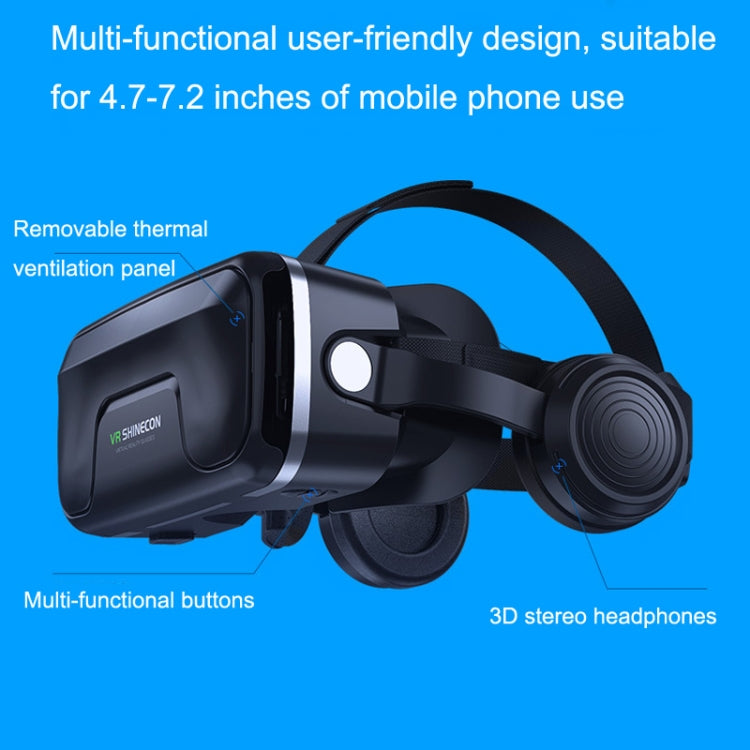 VRSHINECON G04EA Increase Version 7th VR Glasses 3D Virtual Reality Game Digital Glasses With Headset - VR Headset by VRSHINECON | Online Shopping South Africa | PMC Jewellery | Buy Now Pay Later Mobicred