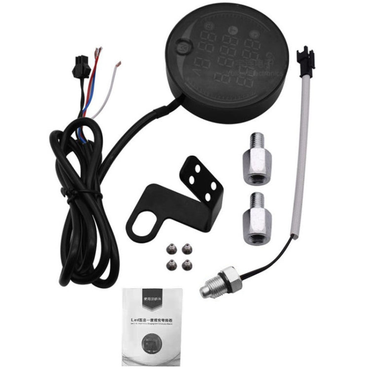 Morfayer YL-M05 4 In 1 Environmental Temperature Model 9-24V LED Night Vision Motorcycle Modification Instrument - Electrical Instruments by PMC TechLife | Online Shopping South Africa | PMC TechLife | Buy Now Pay Later Mobicred