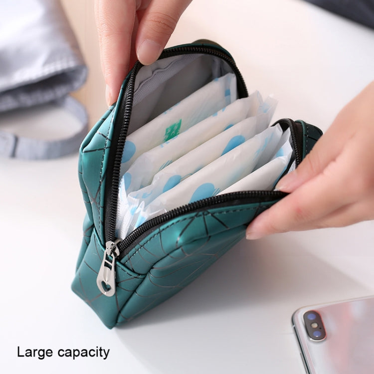 XH8214 Portable Sanitary Napkin Storage Bag Large Capacity Waterproof Coin Bag(Cherry Pink) - Storage Bags by PMC Jewellery | Online Shopping South Africa | PMC Jewellery