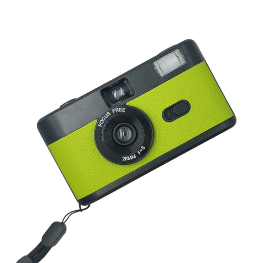 R2-FILM Retro Manual Reusable Film Camera for Children without Film(Black+Grass Green) - Children Cameras by PMC Jewellery | Online Shopping South Africa | PMC Jewellery | Buy Now Pay Later Mobicred