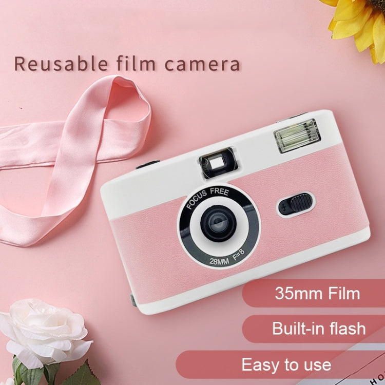 R2-FILM Retro Manual Reusable Film Camera for Children without Film(Black+Blue) - Children Cameras by PMC Jewellery | Online Shopping South Africa | PMC Jewellery | Buy Now Pay Later Mobicred