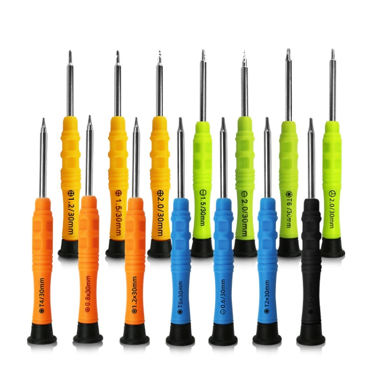 20pcs Mini Screwdriver Anti-Slip Mobile Phone Disassembly Maintenance Tools, Series: 1.2 Five Star - Screwdriver by PMC Jewellery | Online Shopping South Africa | PMC Jewellery