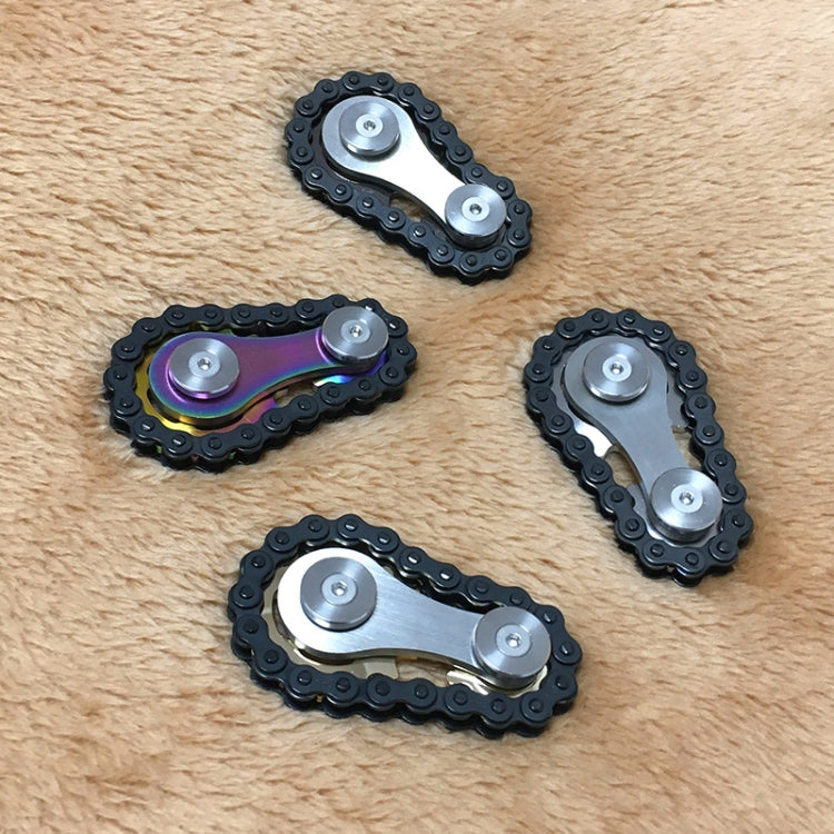 Black Chain Gyro Fingertip Gyro EDC Metal Toy Gear Sprocket Flywheel, Color: Colorful - Spinning Toys by PMC Jewellery | Online Shopping South Africa | PMC Jewellery