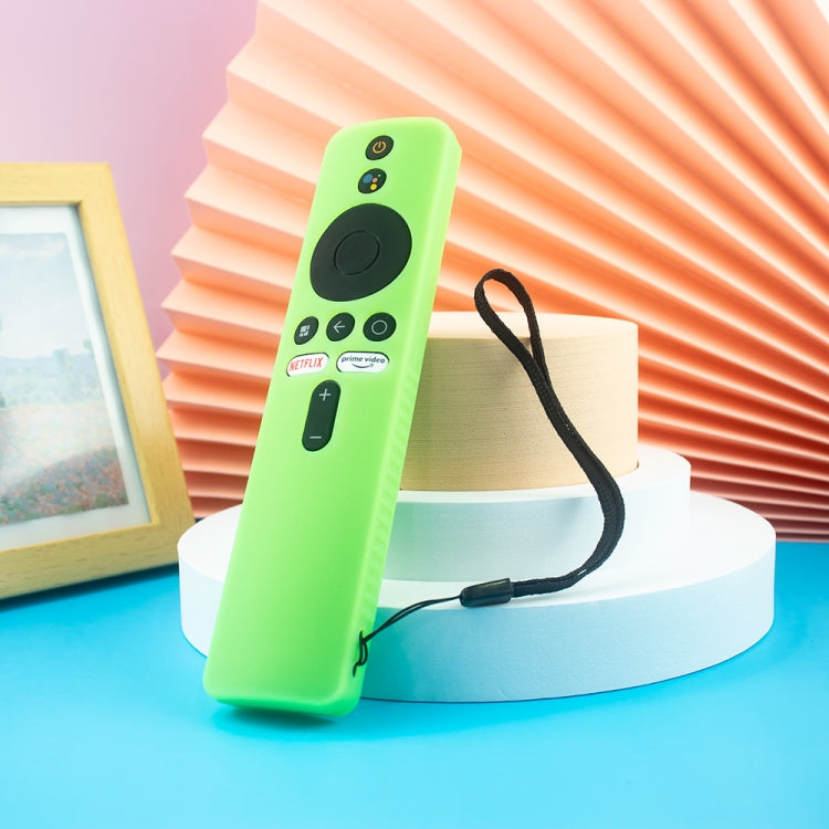 For Xiaomi 4K TV Stick Y48 Remote Control Anti-Drop Silicone Protective Cover(Luminous Green) - Remote Control Covers by PMC TechLife | Online Shopping South Africa | PMC TechLife