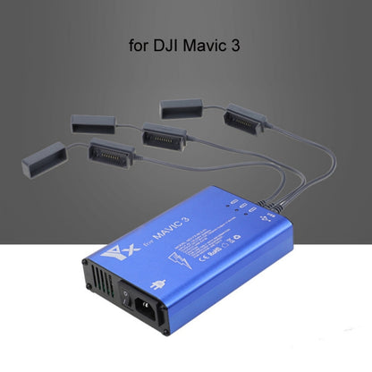 for DJI Mavic 3 YX 1 to 5 Charger With Switch(EU Plug) - Charger by PMC Jewellery | Online Shopping South Africa | PMC Jewellery
