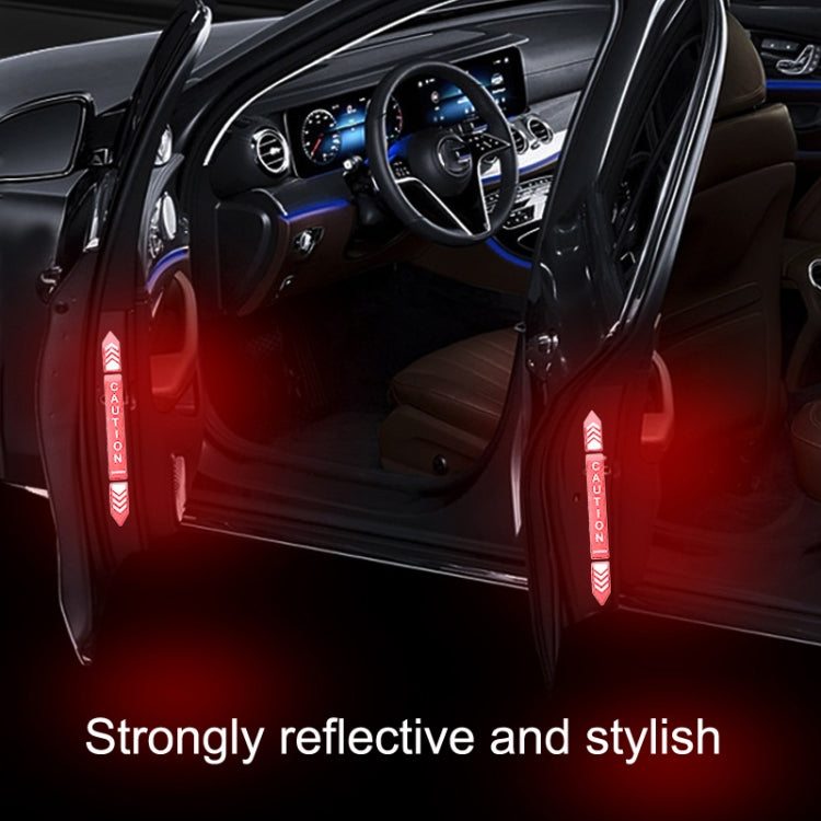 5sets Car Opening Door Anti-Collision Safety Warning Reflector(Diamond Blue) - Warning Sticker by PMC TechLife | Online Shopping South Africa | PMC TechLife | Buy Now Pay Later Mobicred