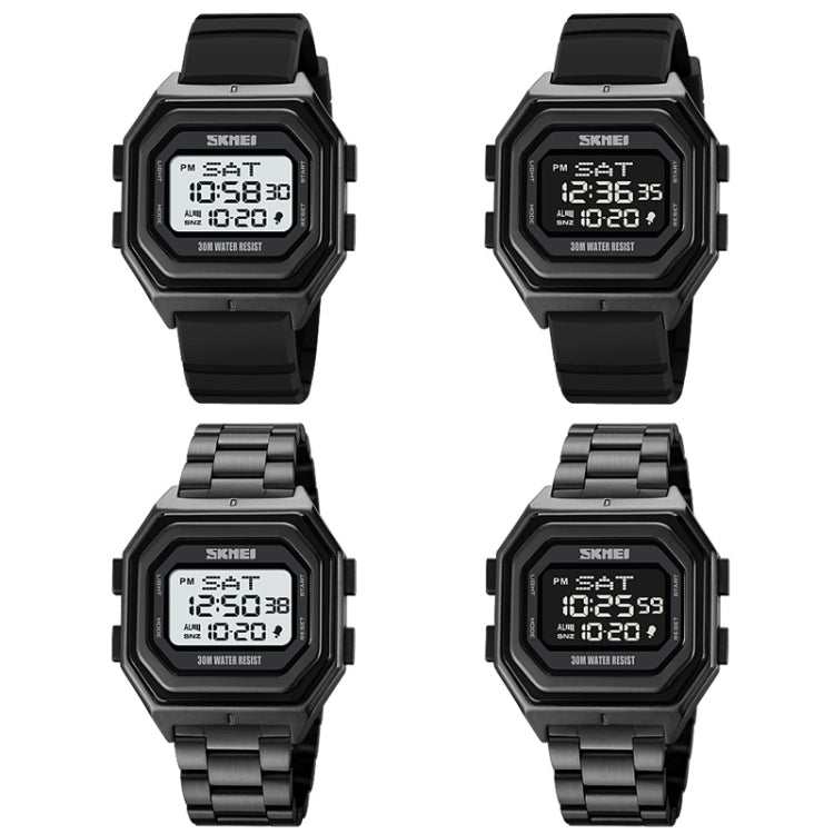 SKMEI 1875 Men Outdoor Electronic Watch Timing Multi-Functional Watch, Style: Silicone Band White Machine - free shipping - PMC TechLife - Order now!
