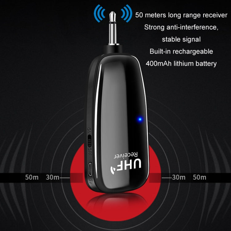 Saxophone Outdoor Performance Wireless Microphone Pickup(Black) - Wind Instruments by PMC TechLife | Online Shopping South Africa | PMC TechLife