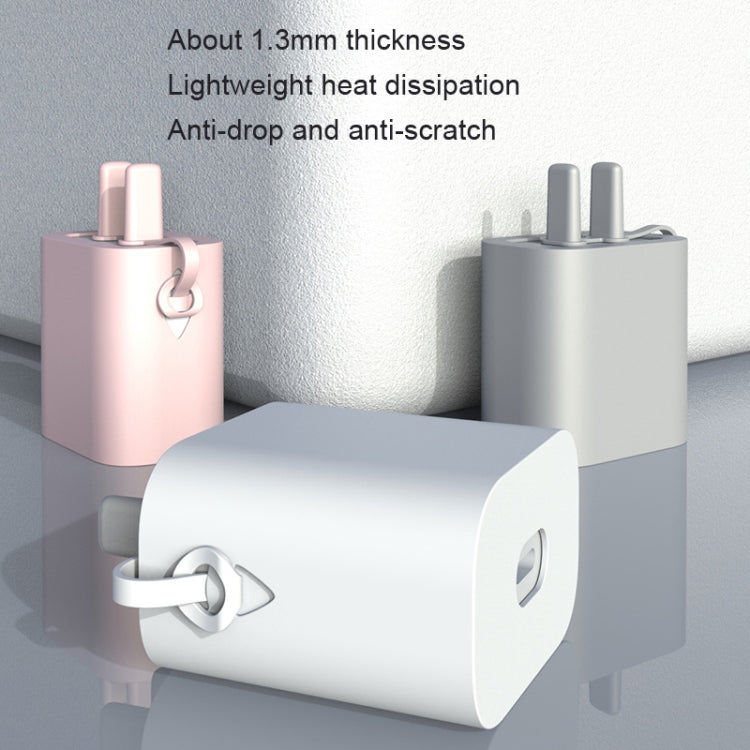 For Huawei Honor 40W AC01 Charger Silicone Protective Cover(Grey) - free shipping - PMC Jewellery - Order now!