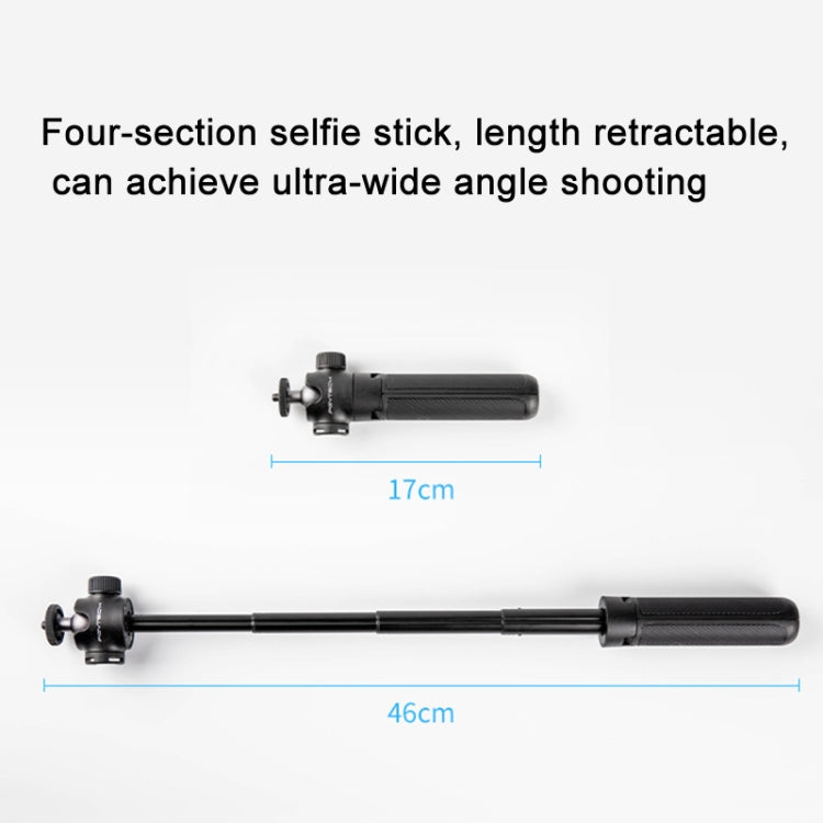 PGYTECH  Camera Tripod Cell Phone Selfie Extension Pole,Spec: Tripod+Phone Clip - Stand by PGYTECH | Online Shopping South Africa | PMC Jewellery | Buy Now Pay Later Mobicred