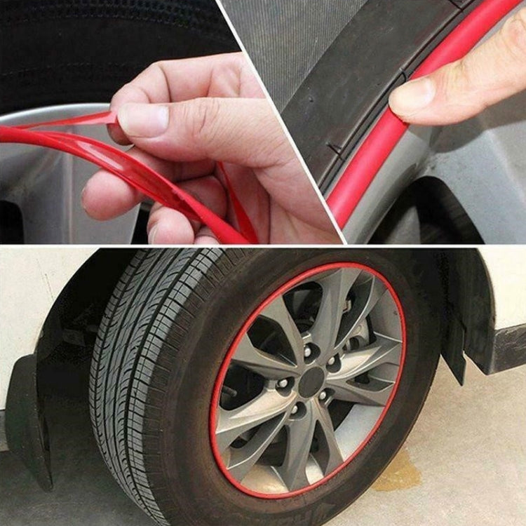 8m/roll Car Wheel General Sticker Modified Protection Sticker Anti-collision Strip(Blue) - Decorative Strip by PMC TechLife | Online Shopping South Africa | PMC TechLife | Buy Now Pay Later Mobicred