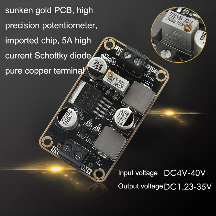 LM2596-ADJ DC-DC Adjustable Step-Down Power Module 4V-40V To 1.23-35V 3A Stereotype Board(As Show) - Other Accessories by PMC Jewellery | Online Shopping South Africa | PMC Jewellery | Buy Now Pay Later Mobicred