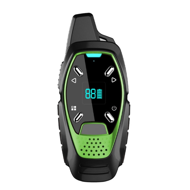 LED Display USB Charging Wireless Handheld Small Mini Walkie Talkie(Green) - Handheld Walkie Talkie by PMC TechLife | Online Shopping South Africa | PMC TechLife | Buy Now Pay Later Mobicred