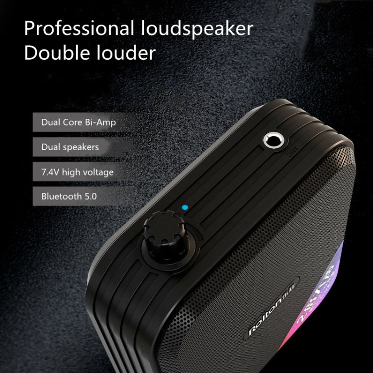 Rolton K600  7.4V Bluetooth Wireless Audio Speaker Megaphone Voice Amplifier With Transmitter(White) - Microphone by PMC TechLife | Online Shopping South Africa | PMC TechLife | Buy Now Pay Later Mobicred