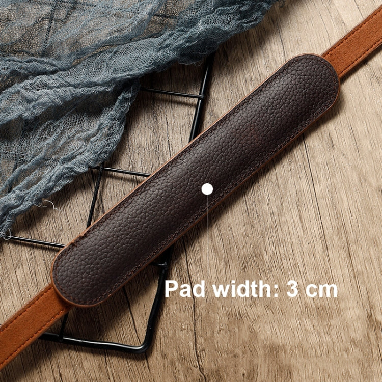Outdoor Photography Cowhide Leather Camera Shoulder Hanging Neck Winding Strap, Spec: Pure Leather (Deep Coffee) - Camera Strap by PMC TechLife | Online Shopping South Africa | PMC TechLife | Buy Now Pay Later Mobicred