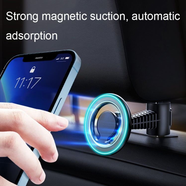 D19 Car Magnetic Mobile Phone Holder Rotatable Metal Navigation Bracket, Spec: Air Outlet (Silver) - Universal Car Holders by PMC TechLife | Online Shopping South Africa | PMC TechLife | Buy Now Pay Later Mobicred