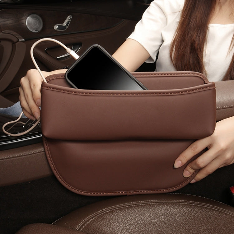 Multifunctional Car Seat Crevice Storage Box, Pattern: No Logo(Claret) - Stowing Tidying by PMC TechLife | Online Shopping South Africa | PMC TechLife | Buy Now Pay Later Mobicred