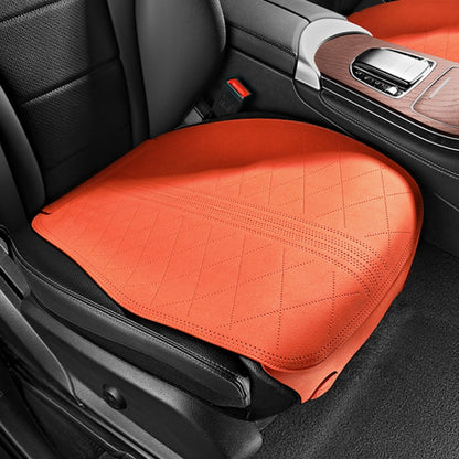 Flip-fur Car Cushion Breathable Ventilation Cushion for Four Seasons, Style: Front Cushion(Orange) - Seat Accessories by PMC Jewellery | Online Shopping South Africa | PMC Jewellery | Buy Now Pay Later Mobicred