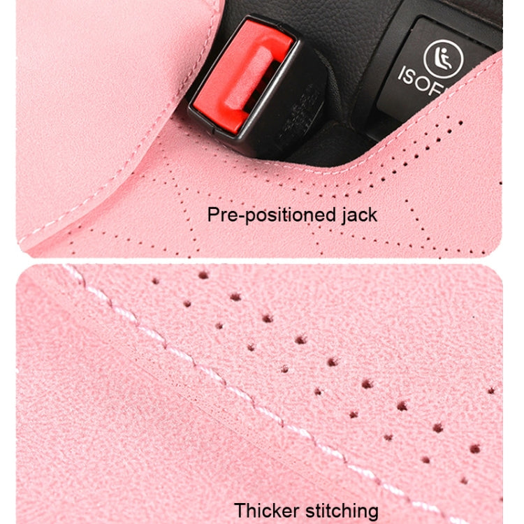 Flip-fur Car Cushion Breathable Ventilation Cushion for Four Seasons, Style: Front Cushion(Orange) - Seat Accessories by PMC TechLife | Online Shopping South Africa | PMC TechLife | Buy Now Pay Later Mobicred