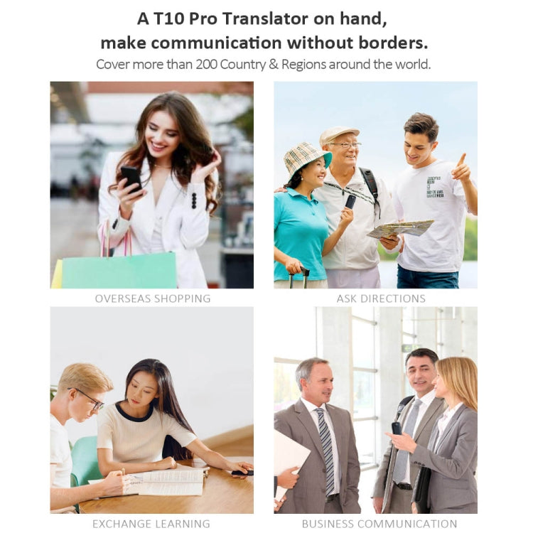 T10Pro Wifi Artificial Intelligence Photo / Recording Translating Machine Supports 138 Languages(White) -  by PMC TechLife | Online Shopping South Africa | PMC TechLife | Buy Now Pay Later Mobicred