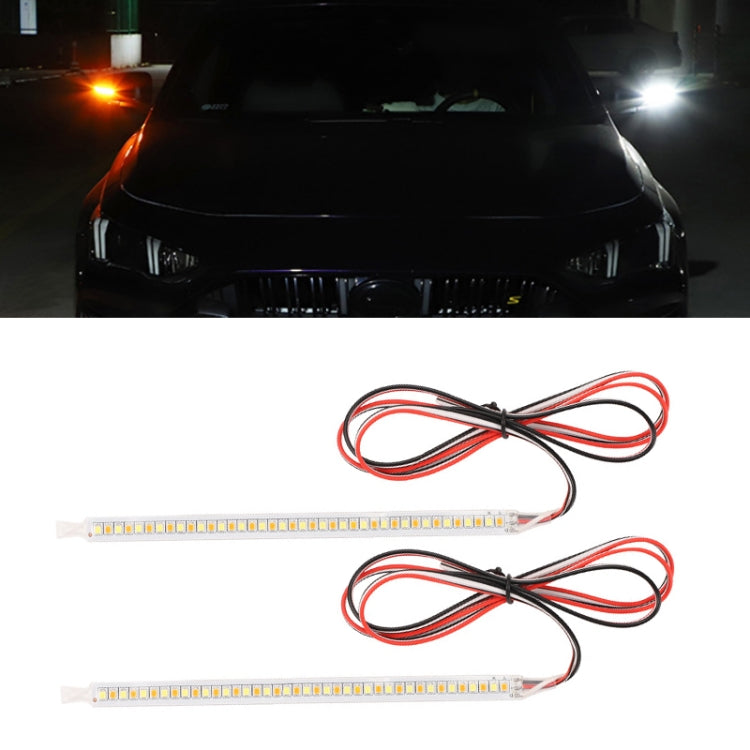 Car Rearview Mirror Decoration LED Streamer Turn Signal, Length��� 14cm A Pair - Arrow Turn Lights by PMC TechLife | Online Shopping South Africa | PMC TechLife | Buy Now Pay Later Mobicred