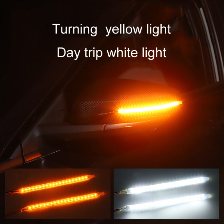 Car Rearview Mirror Decoration LED Streamer Turn Signal, Length��� 14cm A Pair - Arrow Turn Lights by PMC TechLife | Online Shopping South Africa | PMC TechLife | Buy Now Pay Later Mobicred