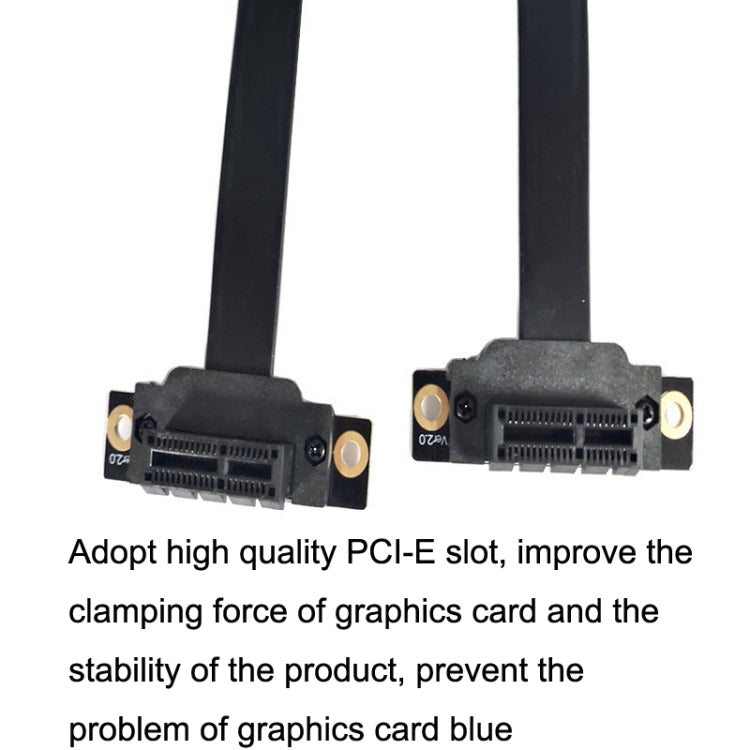 PCI-E 3.0 1X 90 Degrees Graphics Card / Wireless Network Card Extension Cable, Cable Length: 10cm - PCIE Cable by PMC TechLife | Online Shopping South Africa | PMC TechLife | Buy Now Pay Later Mobicred