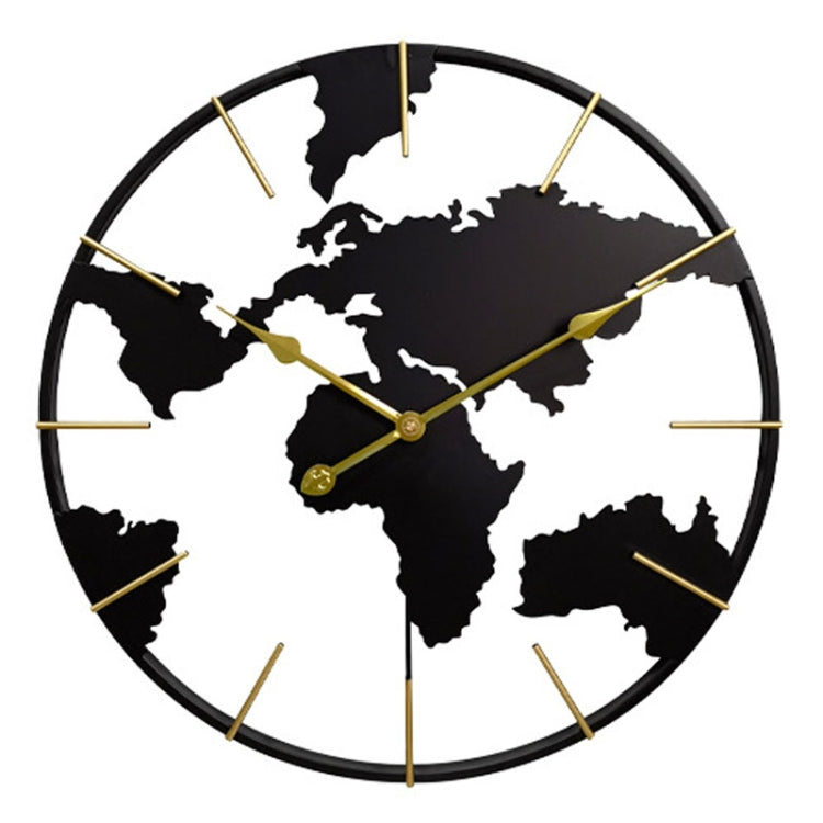 0818 3D Stereo World Map Art Wall Decoration Clock Round Wall Clock(Style 1) - Wall Clock by PMc TechLife | Online Shopping South Africa | PMc TechLife | Buy Now Pay Later Mobicred