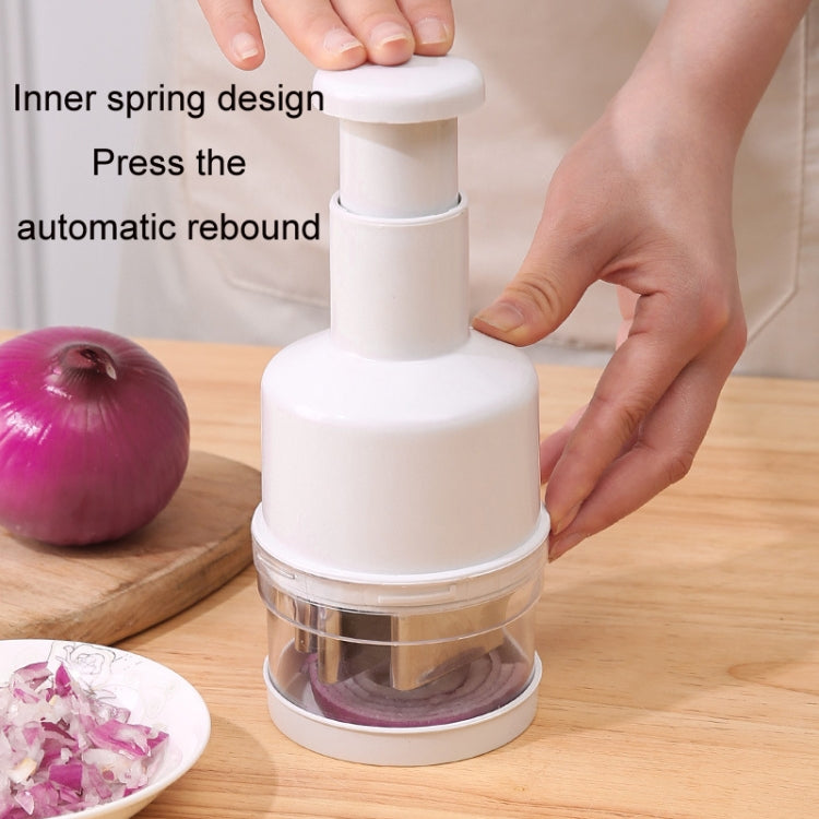 Press Kitchen Cutter Garlic Onion Pat Knife, Specification: Plating White - Stirrer & Squeezer by PMC TechLife | Online Shopping South Africa | PMC TechLife | Buy Now Pay Later Mobicred