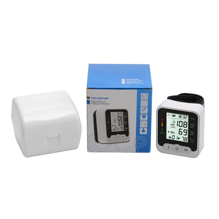 RAK189 Household Electronic Blood Pressure Measuring Device Wrist Sphygmomanometer without Voice - free shipping - PMC TechLife - Order now!