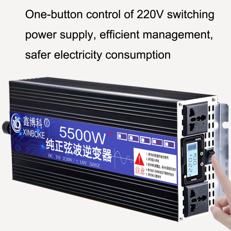 XINBOKE High Power Household Car Sine Wave Inverter 24V 1600W To 220V 800W(Single Display) - Pure Sine Wave by PMC Jewellery | Online Shopping South Africa | PMC Jewellery | Buy Now Pay Later Mobicred