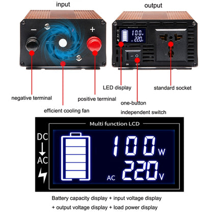 XINBOKE Universal Positive Wave Car Inverter Home Solar Inverter 60V/72V 3000W To 220V 1200W - Modified Square Wave by PMC Jewellery | Online Shopping South Africa | PMC Jewellery | Buy Now Pay Later Mobicred